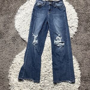Judy Blue Distressed Blue Women's Jeans Size 7